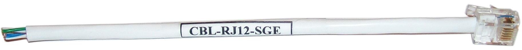 CBL-RJ12-SGE: RJ12 6 pin Single Ended Cable