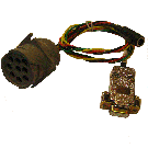 CBL-CAT9-02:  CAN Cable with HD10 Serial 9-Way (non J1939) receptacle, a DB9 female connector and power jacket