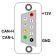 Color coding of the pin-out on CAN Cable, Note: CAN-H could be in White Color or Yellow Color.