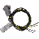 CBL-CAN-04: DB9 female connector to two pair of twisted color coded wires
