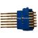  Standard Radius POGO Pin Headers in Blue Fixture