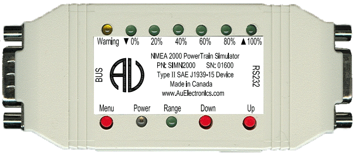 Au NMEA 2000 PowerTrain Simulators