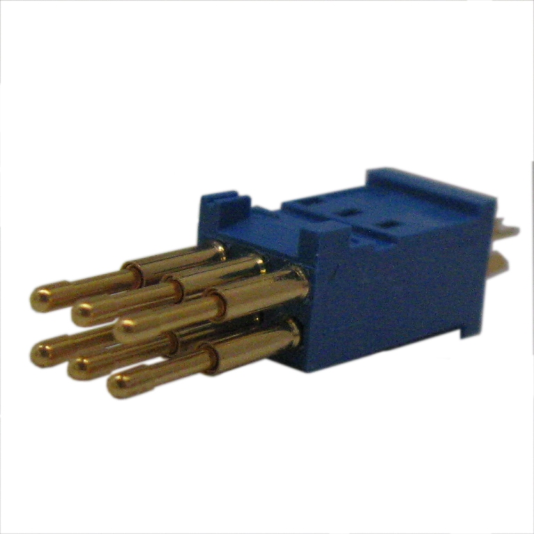 2 rows of 3 Pin (6 pins total) Pogo Connector, 100 mil pitch
