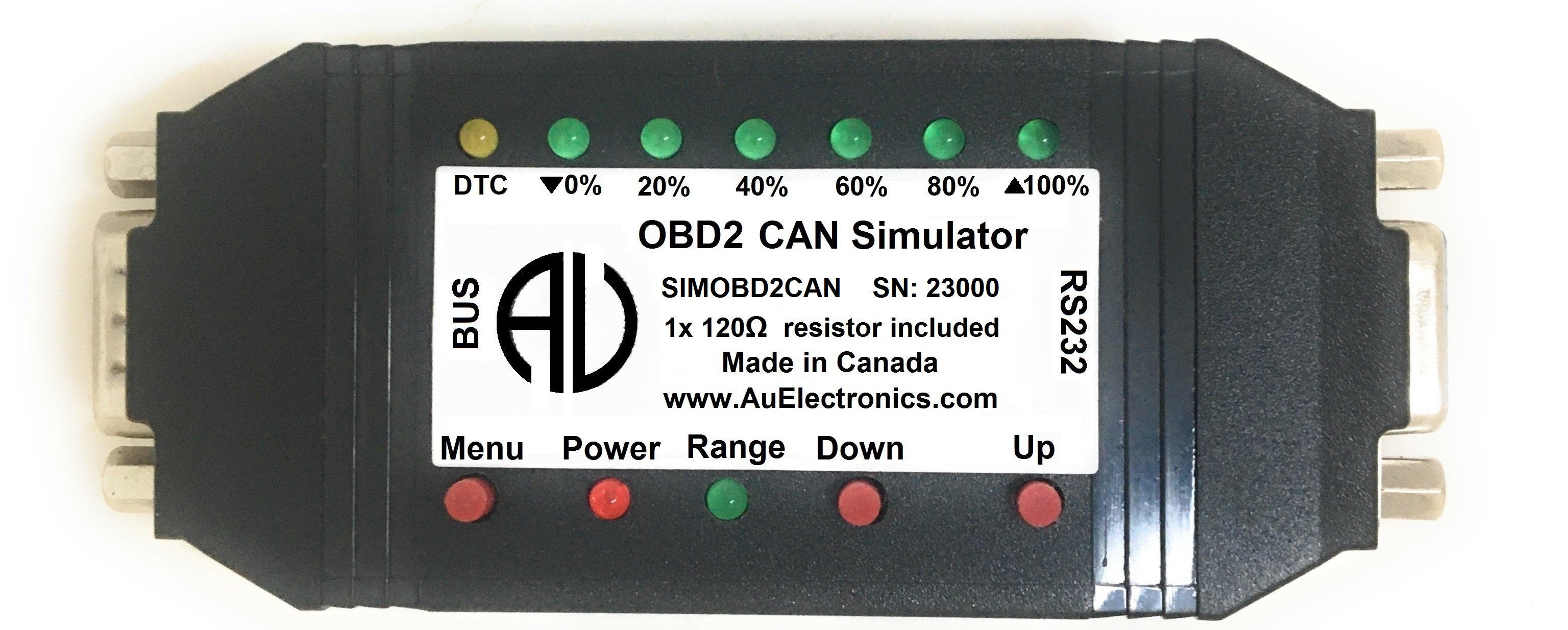 Au OBD2 CAN Simulator Device